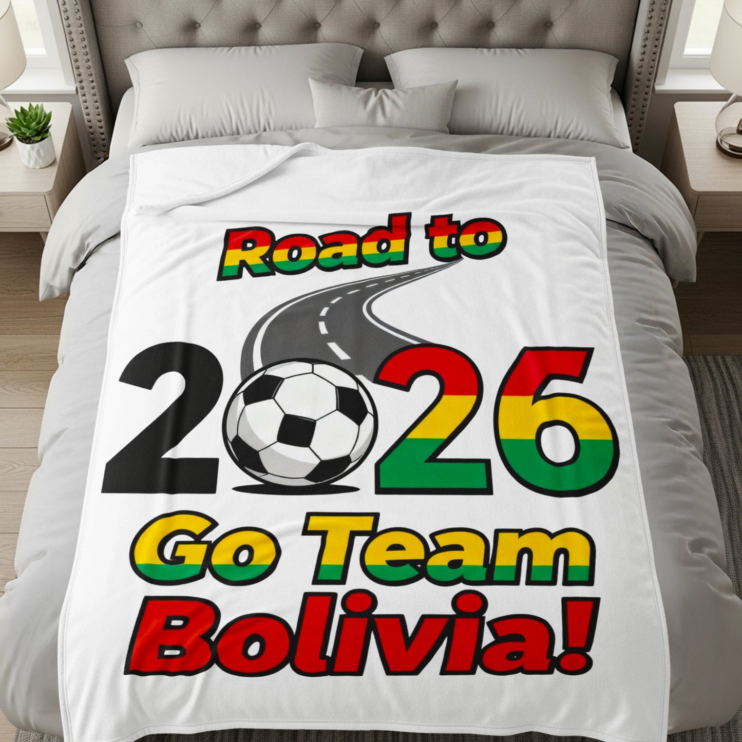 Road to 2026 Go Team Bolivia Blanket