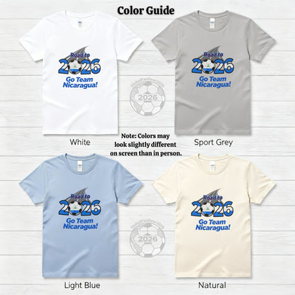 Road to 2026 Go Team Nicaragua T-shirt product