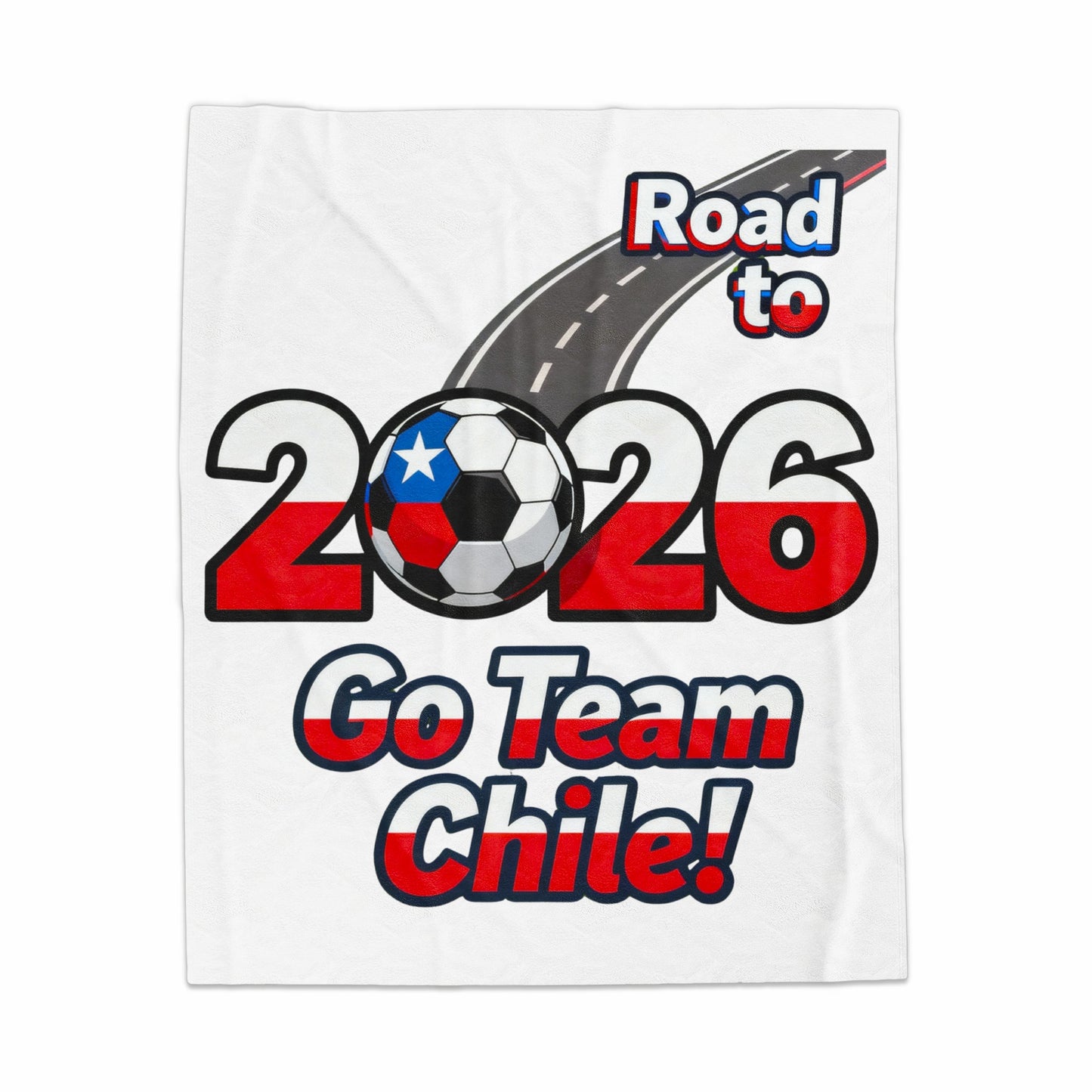 Road to 2026 Go Team Chile soccer fan product