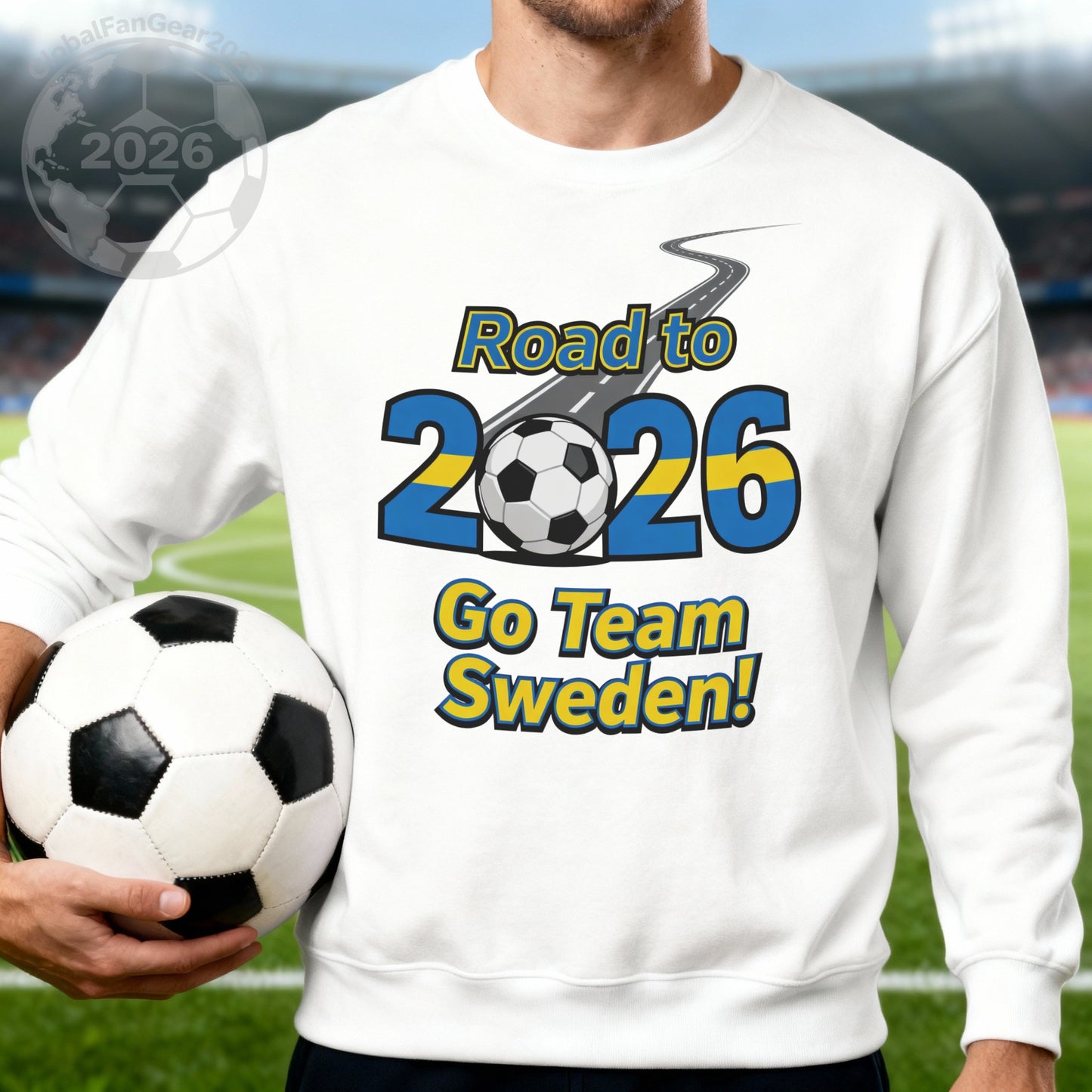 Road to 2026 Go Team Sweden sweatshirt