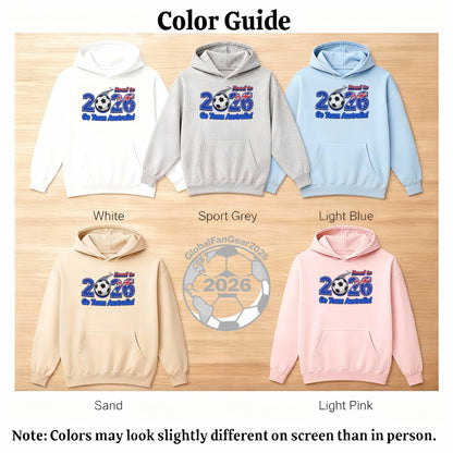 Soccer Team Australia 2026 Hoodies in Multiple Colors