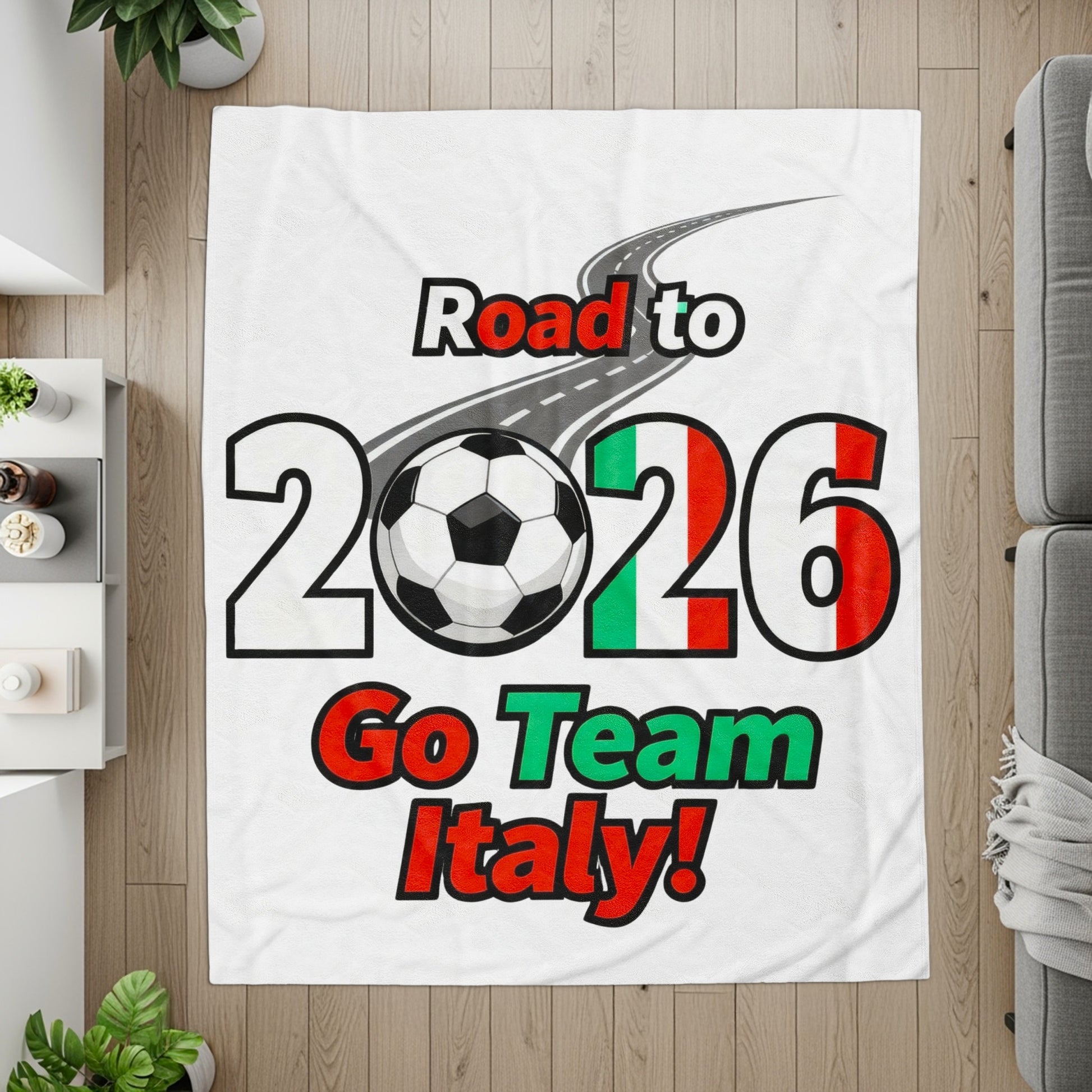 Road to 2026 Go Team Italy Throw Blanket product