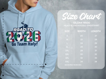 Road to 2026 Go Team Italy Hooded Sweatshirt
