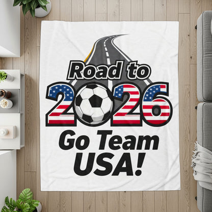 Road to 2026 Go Team USA Blanket