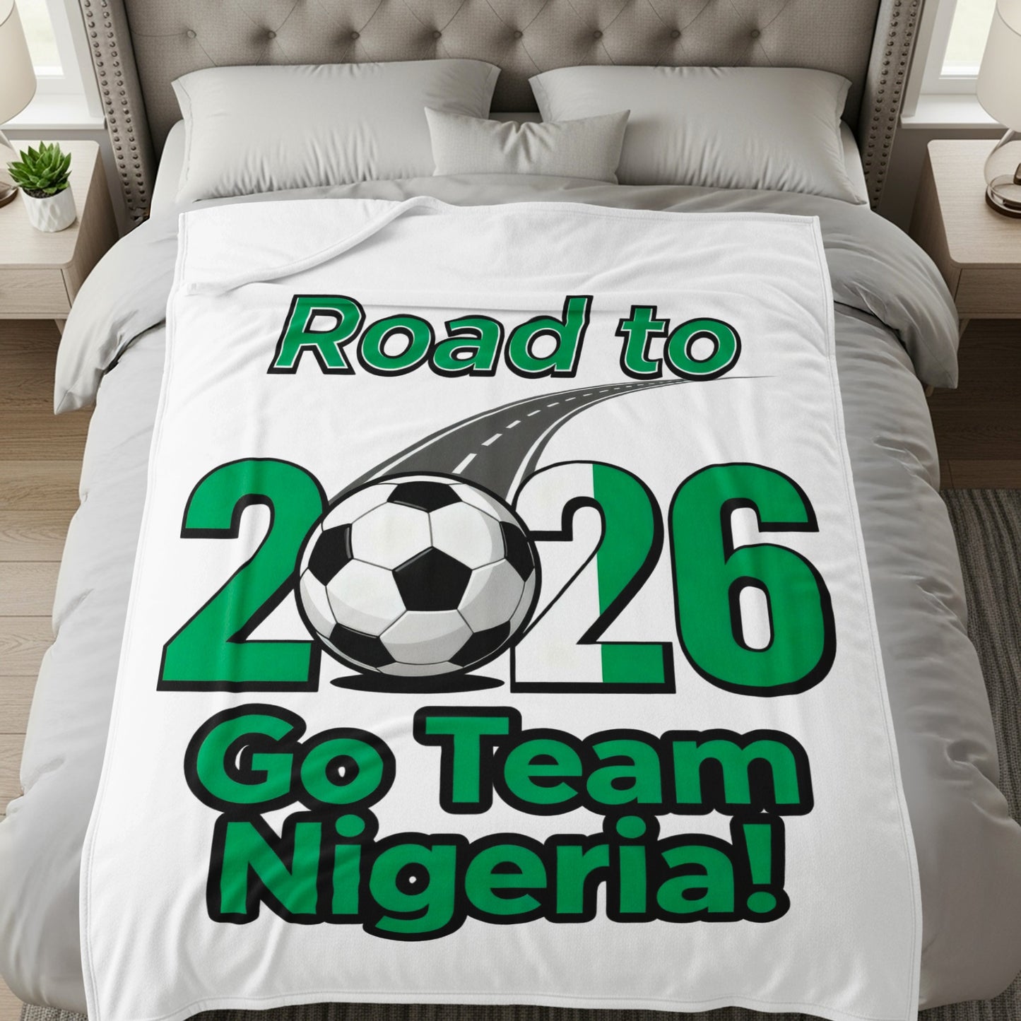 Road to 2026 Go Team Nigeria Blanket