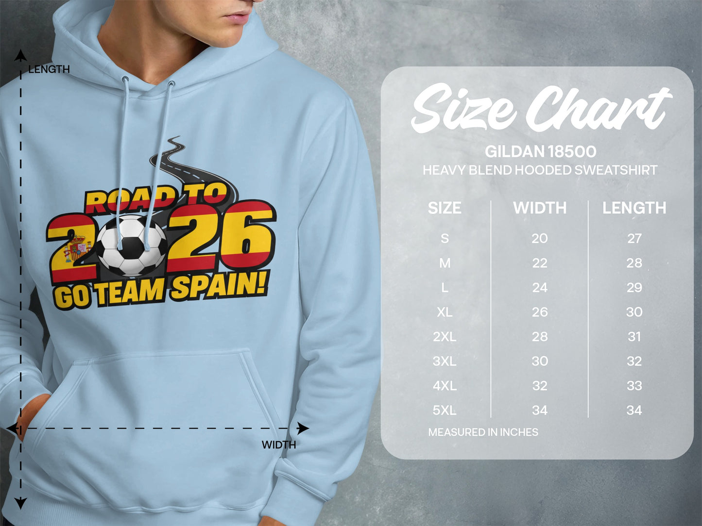 Road to 2026 Go Team Spain Hoodie sweatshirt