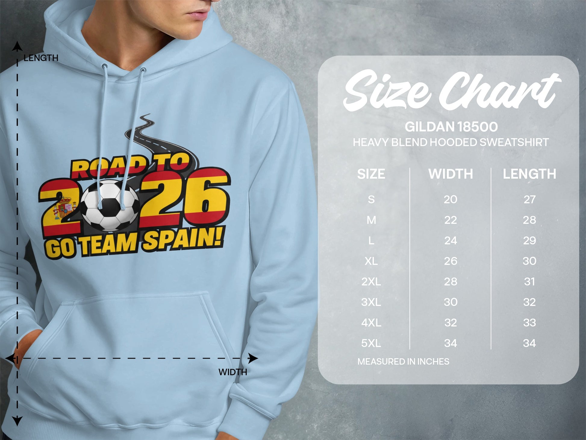 Road to 2026 Go Team Spain Hoodie sweatshirt