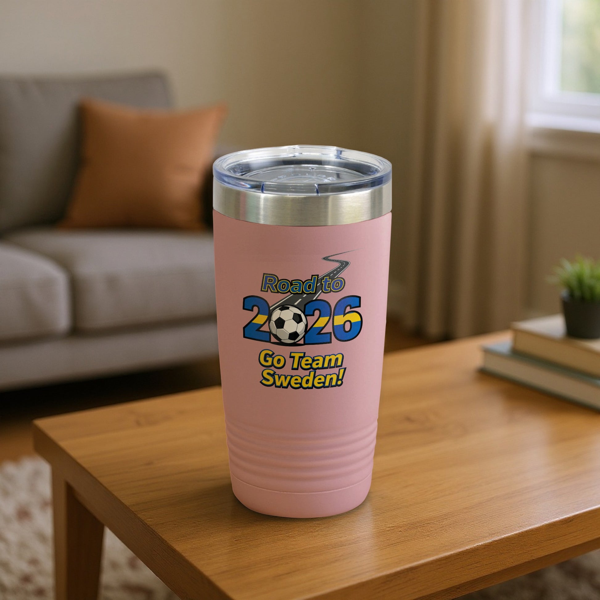 Road to 2026 Go Team Sweden travel mug