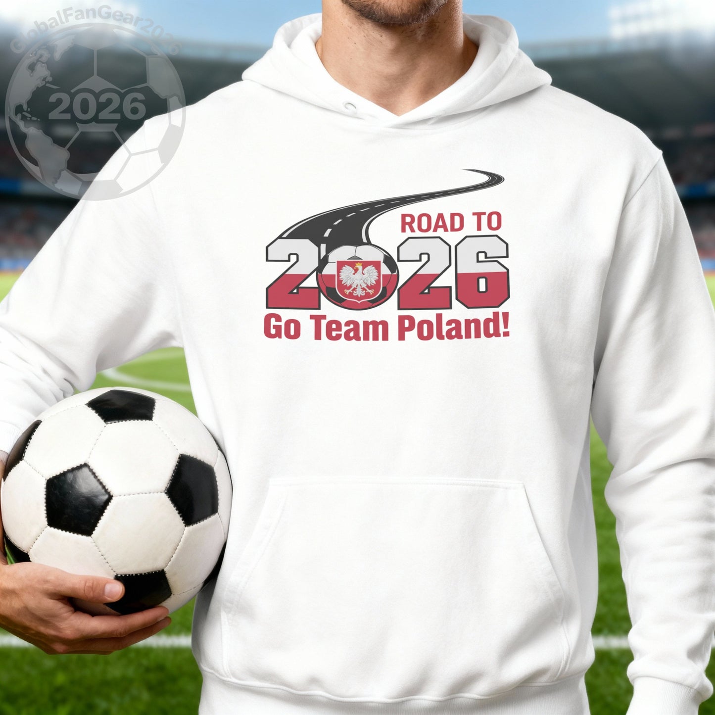 Road to 2026 Go Team Poland Hoodie