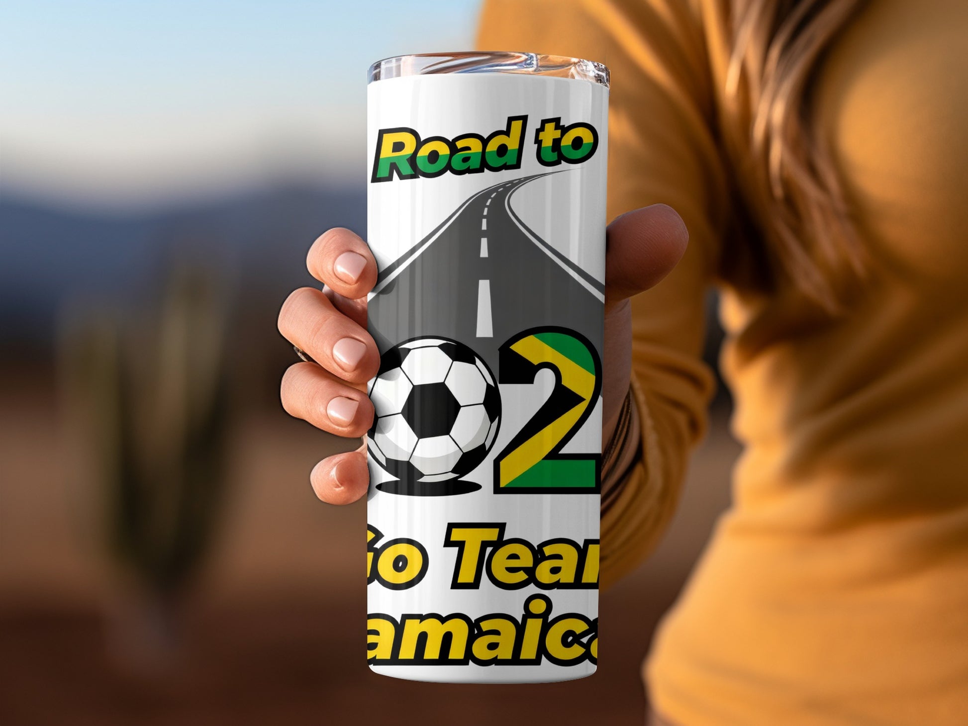 Road to 2026 Go Team Jamaica Travel Tumbler