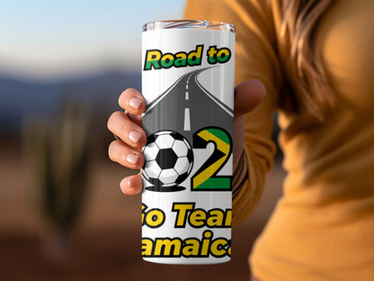 Road to 2026 Go Team Jamaica Travel Tumbler