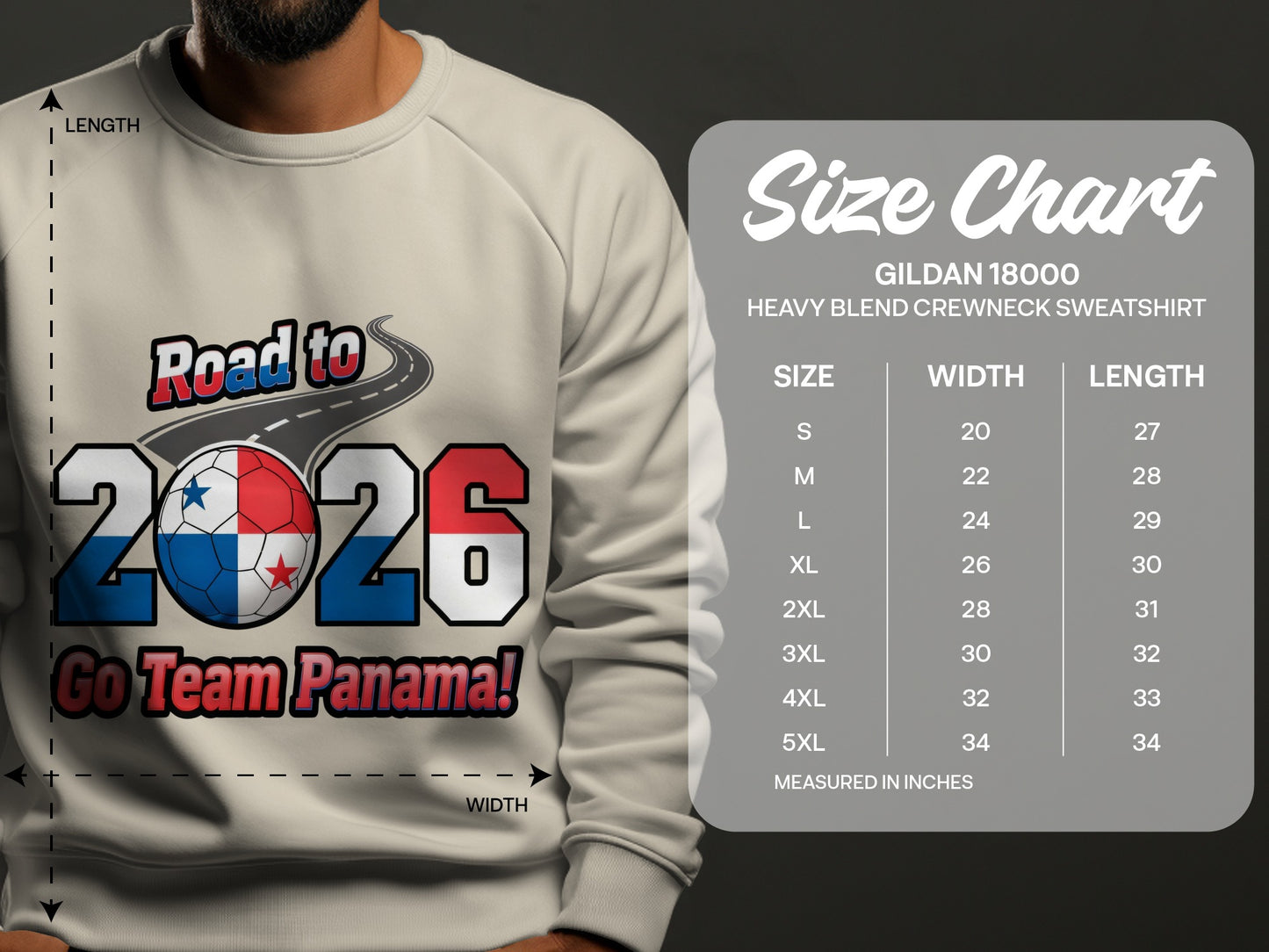Road to 2026 Go Team Panama! sweatshirt