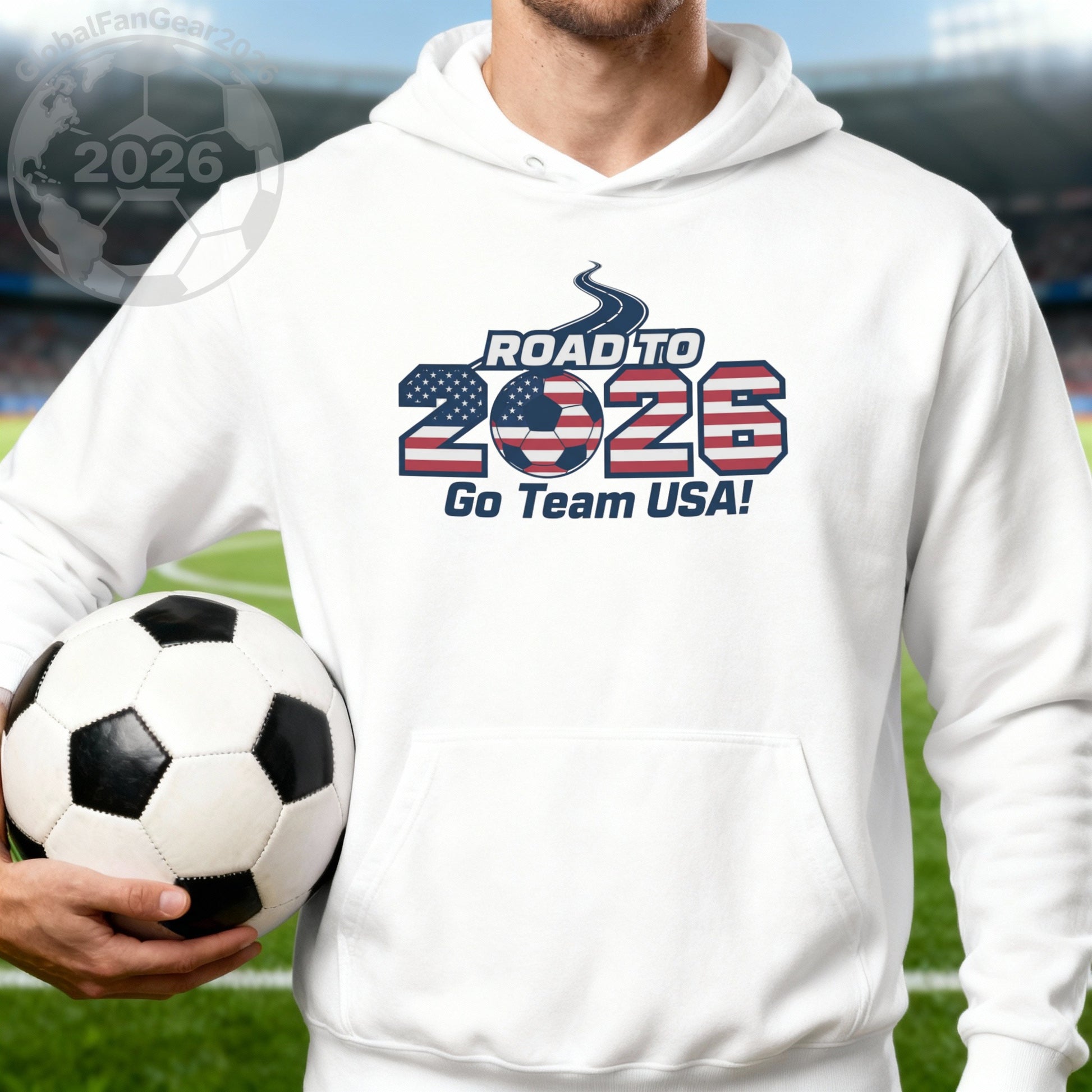 Road to 2026 Go Team USA soccer hoodie