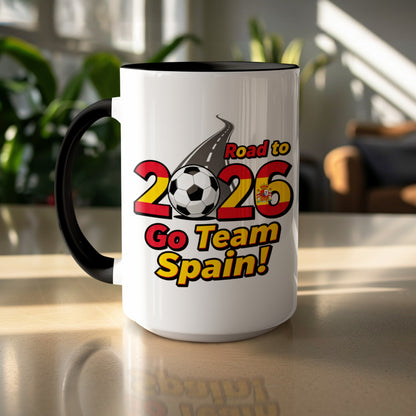 Road to 2026 Go Team Spain Soccer Mug Product