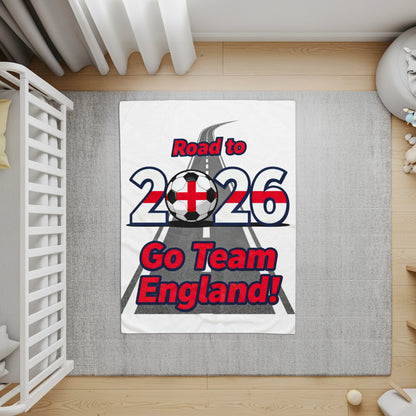 Road to 2026 Go Team England Baby Blanket