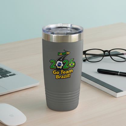 Road to 2026 Go Team Brazil travel mug