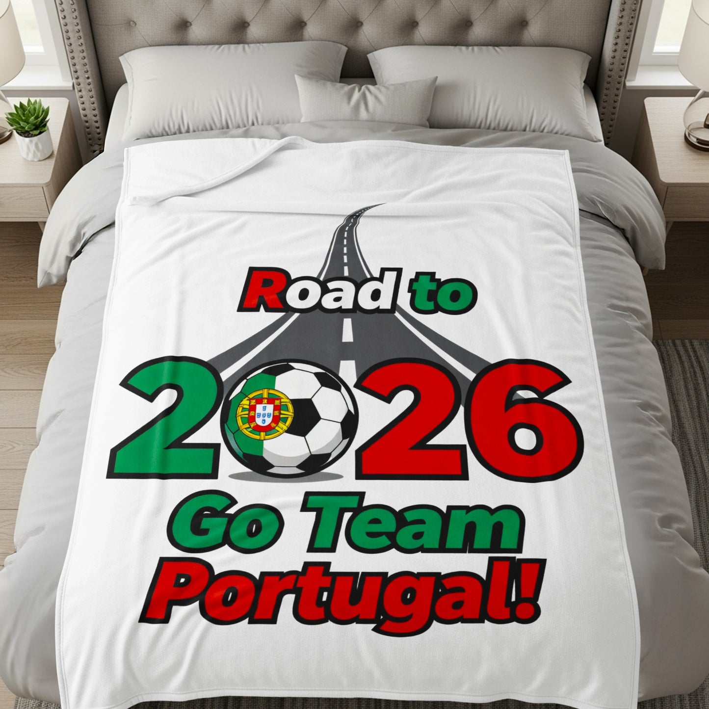 Road to 2026 Go Team Portugal blanket