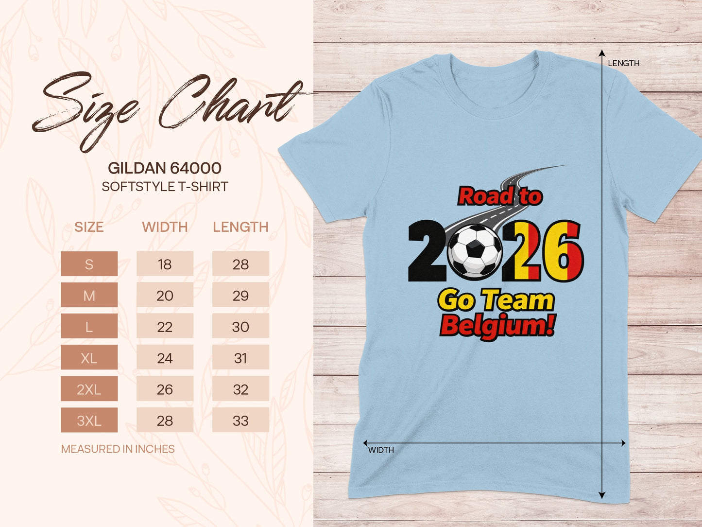 Road to 2026 Go Team Belgium T-Shirt product