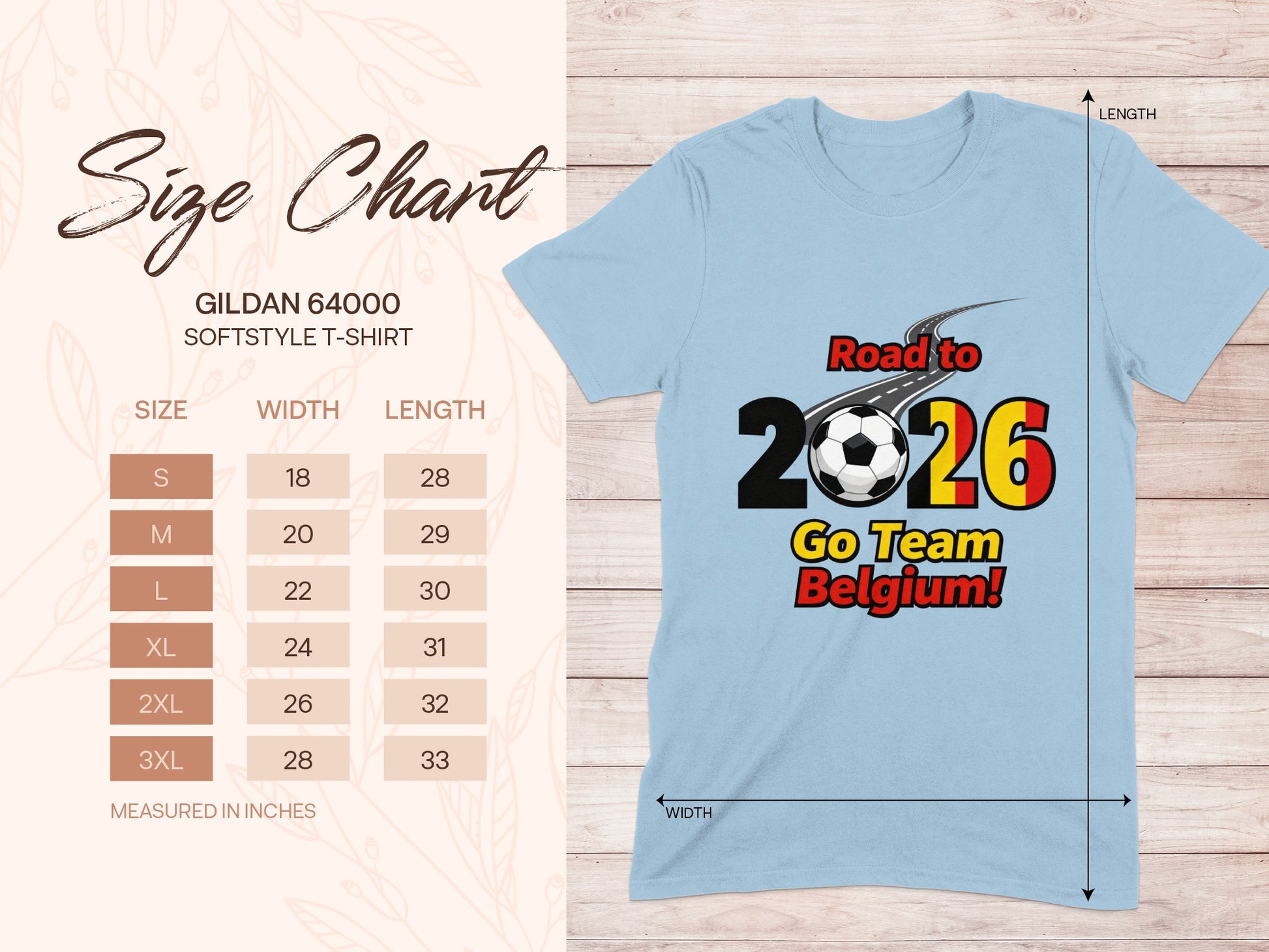 Road to 2026 Go Team Belgium T-Shirt product