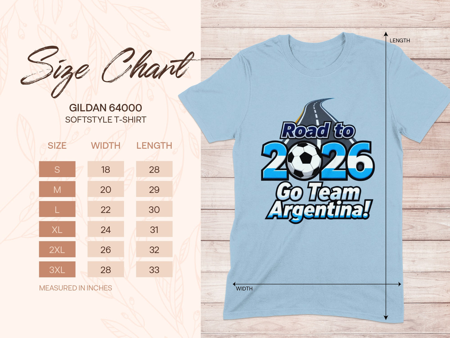 Road to 2026 Go Team Argentina T-Shirt