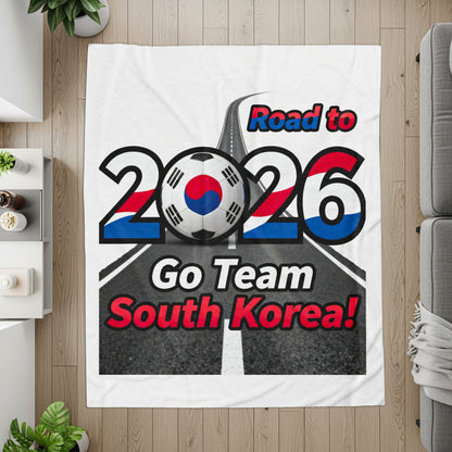 Road to 2026 Go Team South Korea blanket