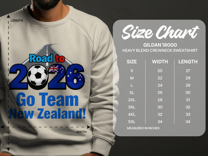 Road to 2026 Go Team New Zealand sweatshirt