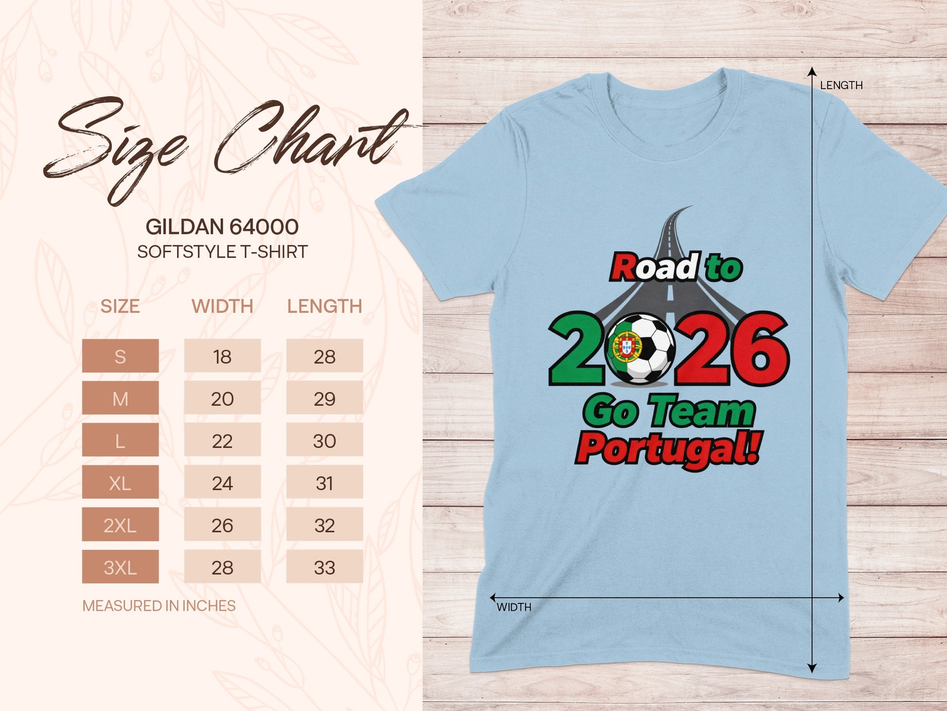 Road to 2026 Go Team Portugal T-Shirt