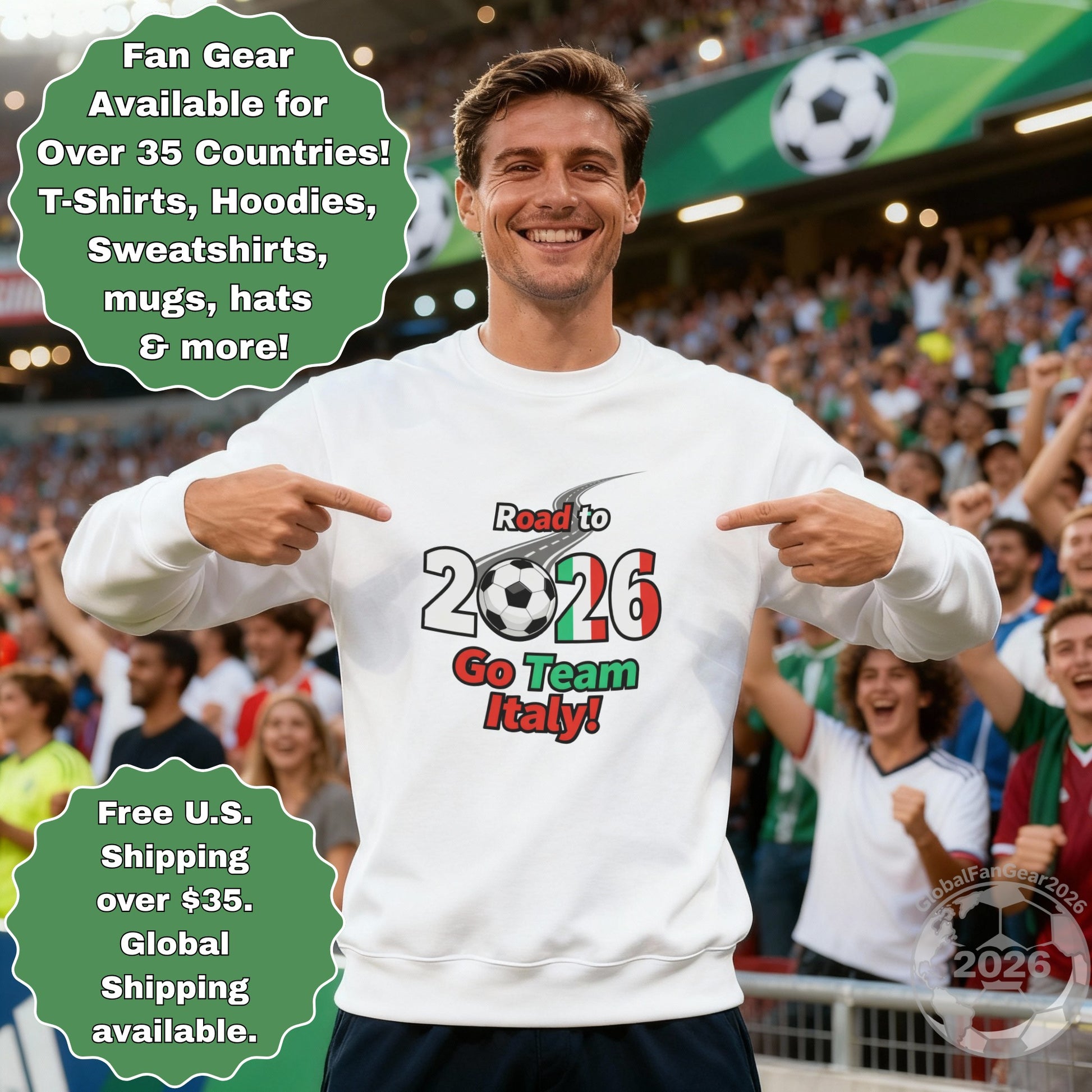 Road to 2026 Go Team Italy Fan Gear Product