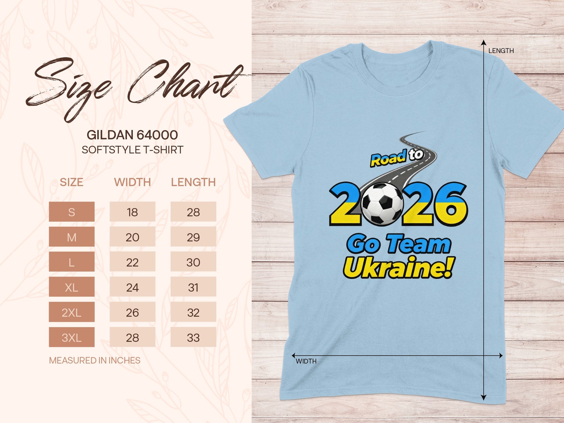 Road to 2026 Go Team Ukraine! T-shirt