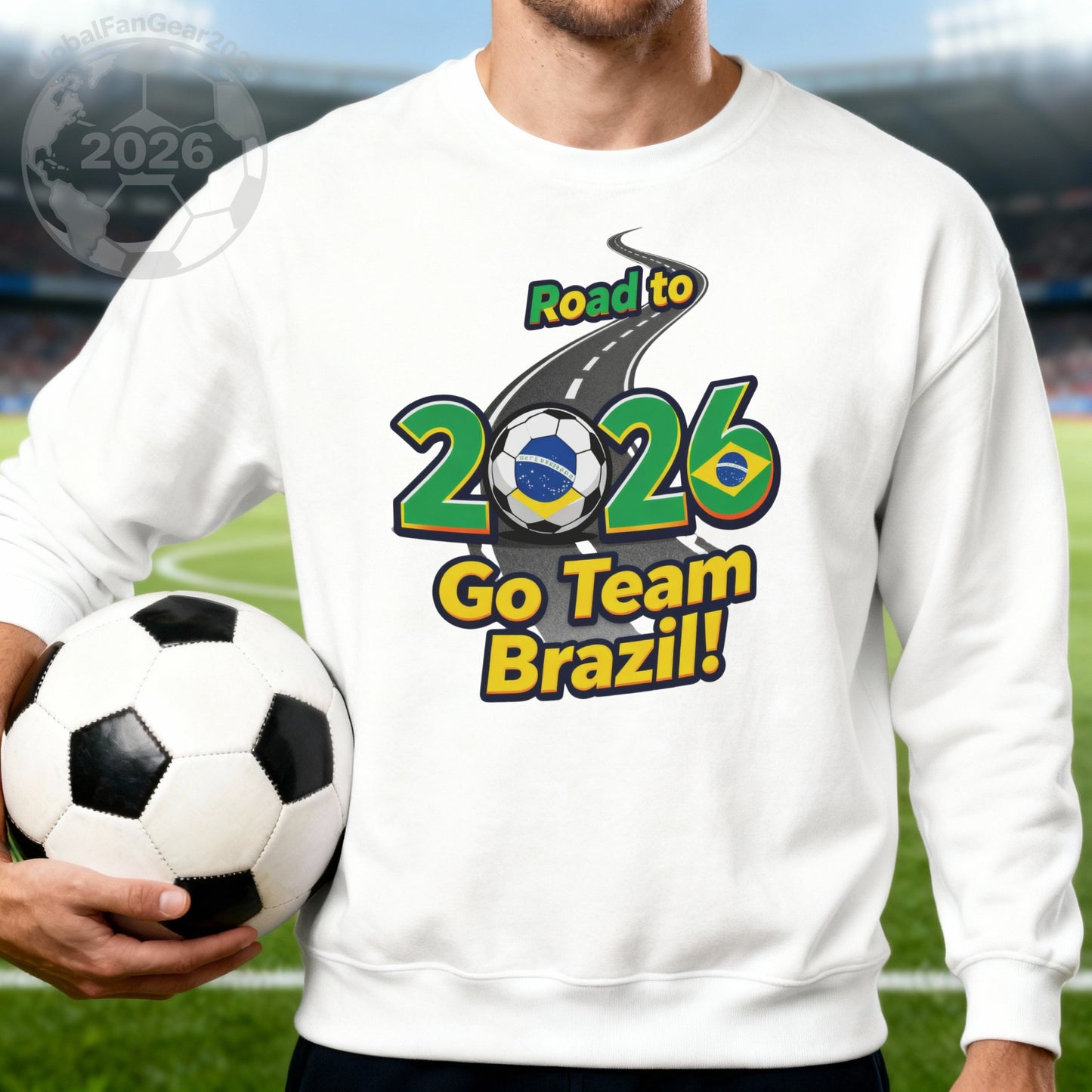 Road to 2026 Go Team Brazil sweatshirt
