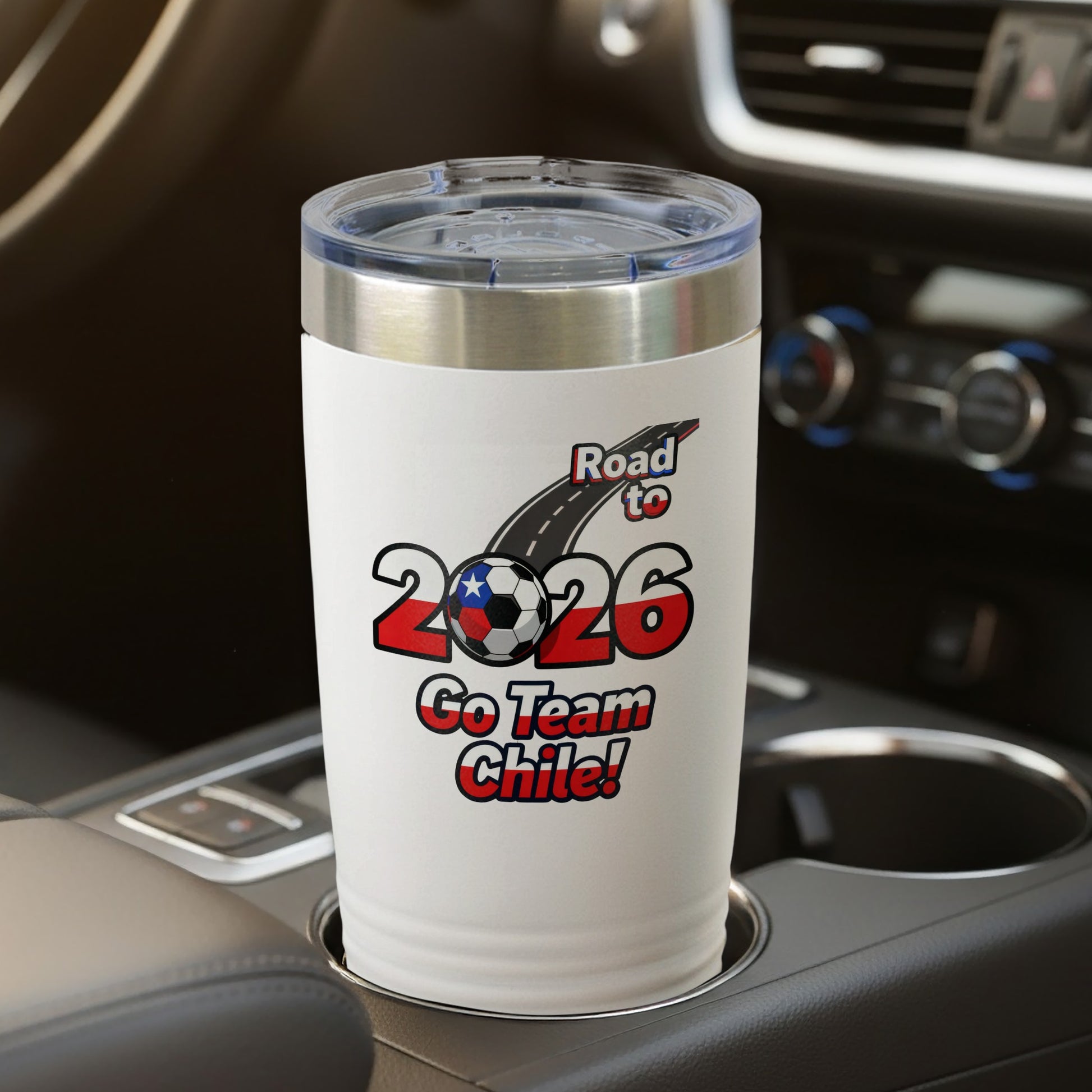 Road to 2026 Go Team Chile Quote Tumbler