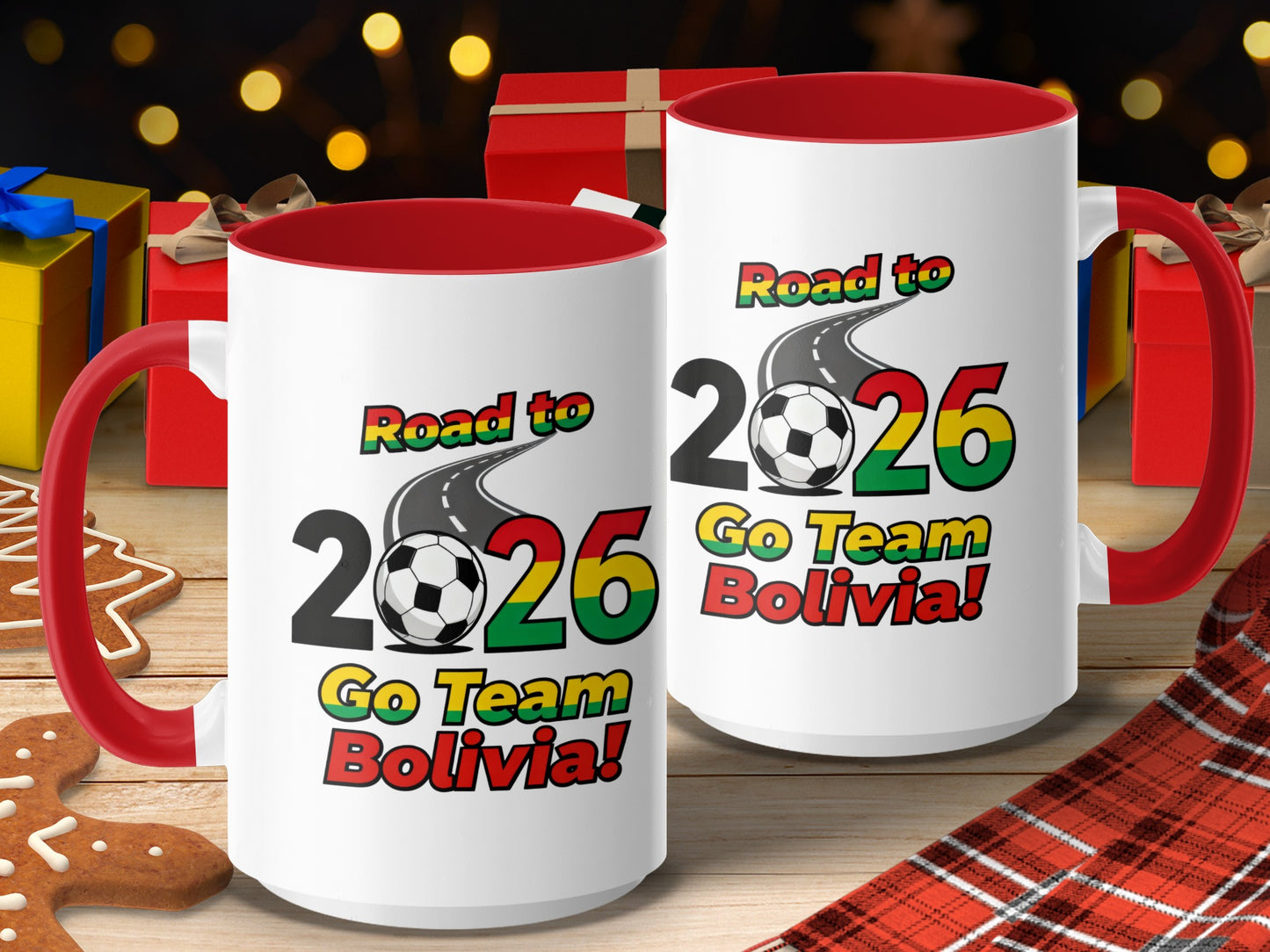 Road to 2026 Go Team Bolivia Soccer Mug