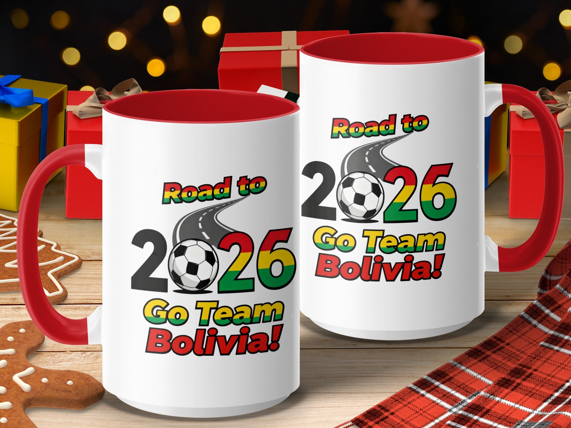 Road to 2026 Go Team Bolivia Soccer Mug