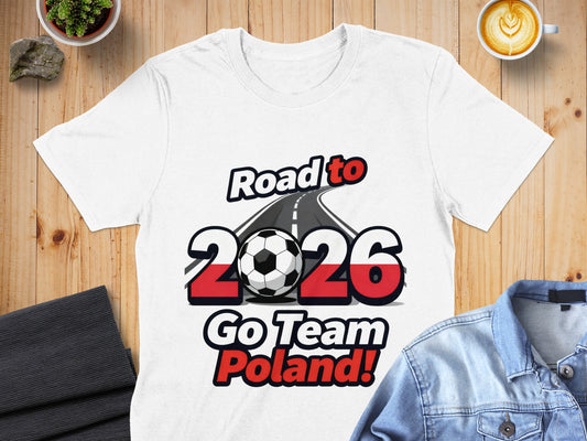 Road to 2026 Go Team Poland Themed T-Shirt