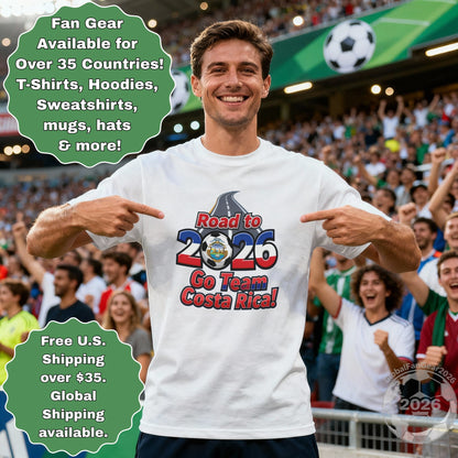 Road to 2026 Go Team Costa Rica T-Shirt