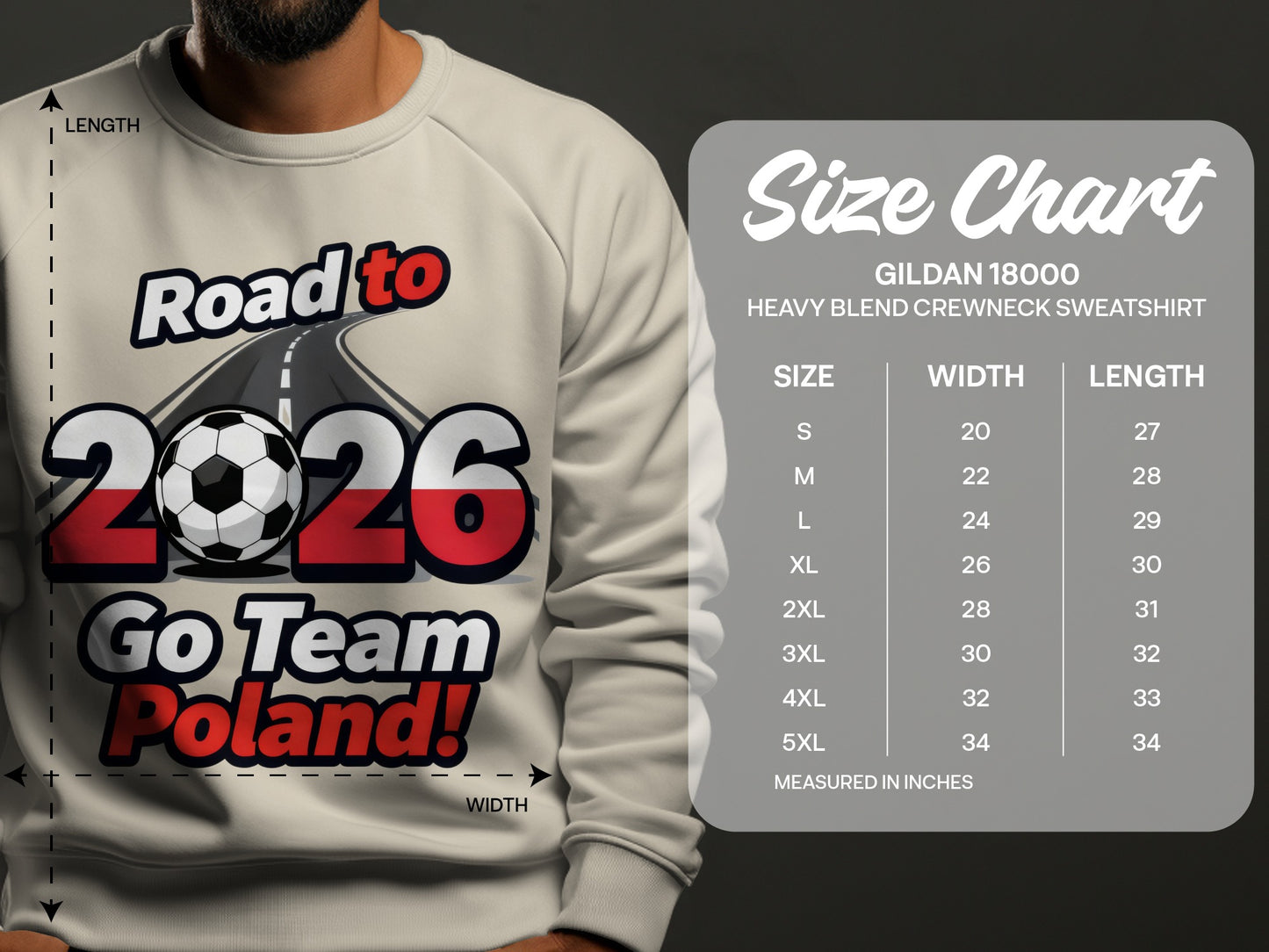 Road to 2026 Go Team Poland Sweatshirt