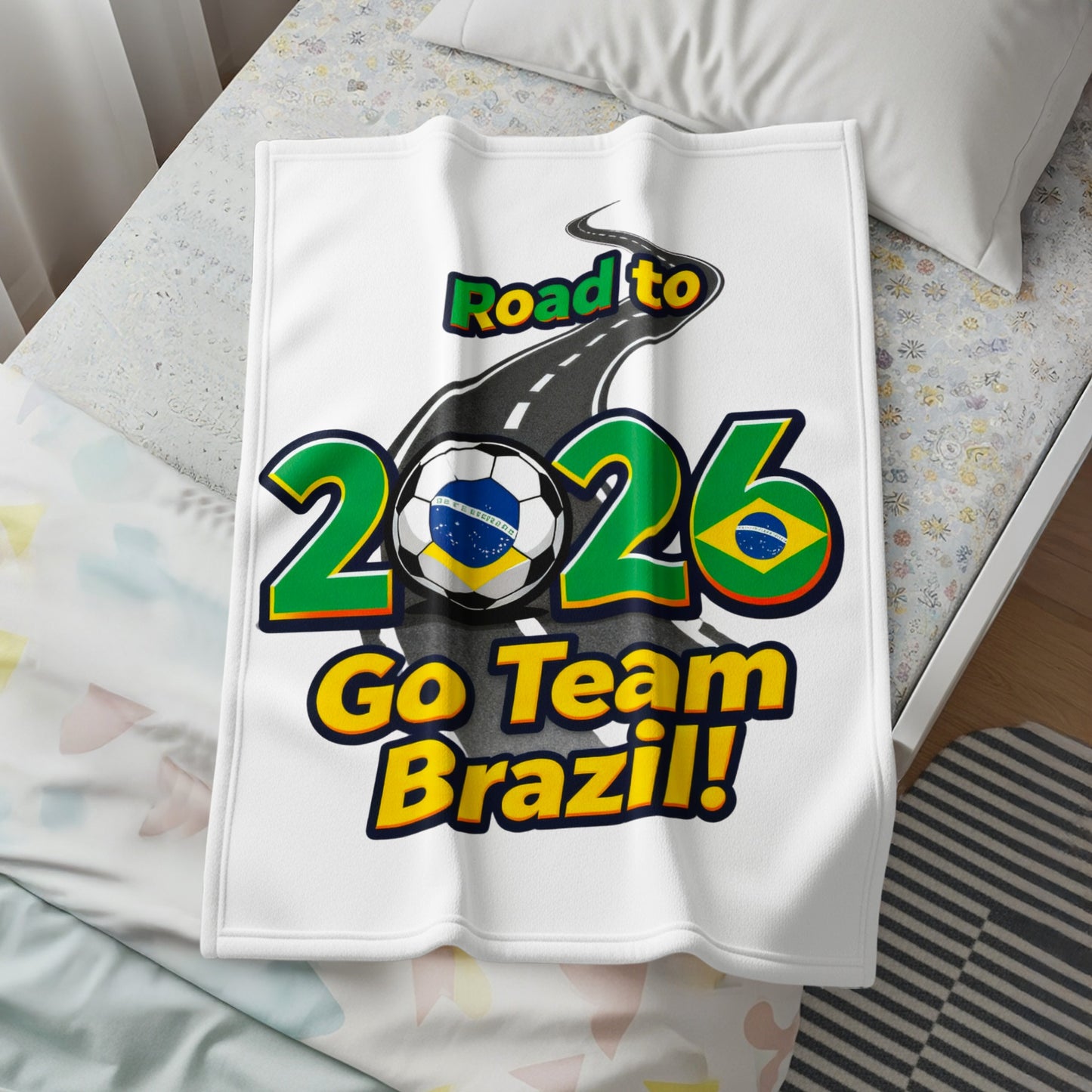 Road to 2026 Go Team Brazil blanket