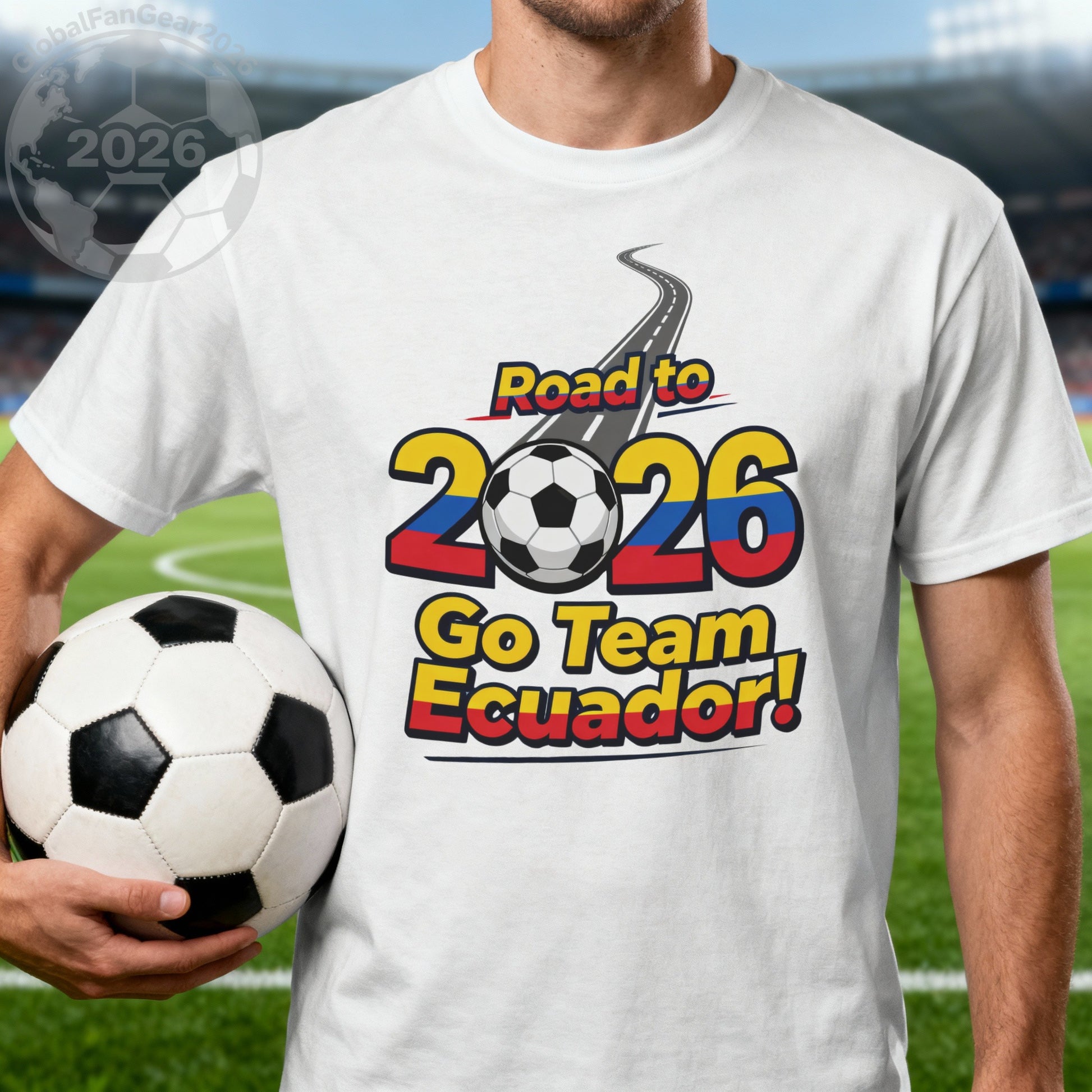 Road to 2026 Go Team Ecuador fan t-shirt