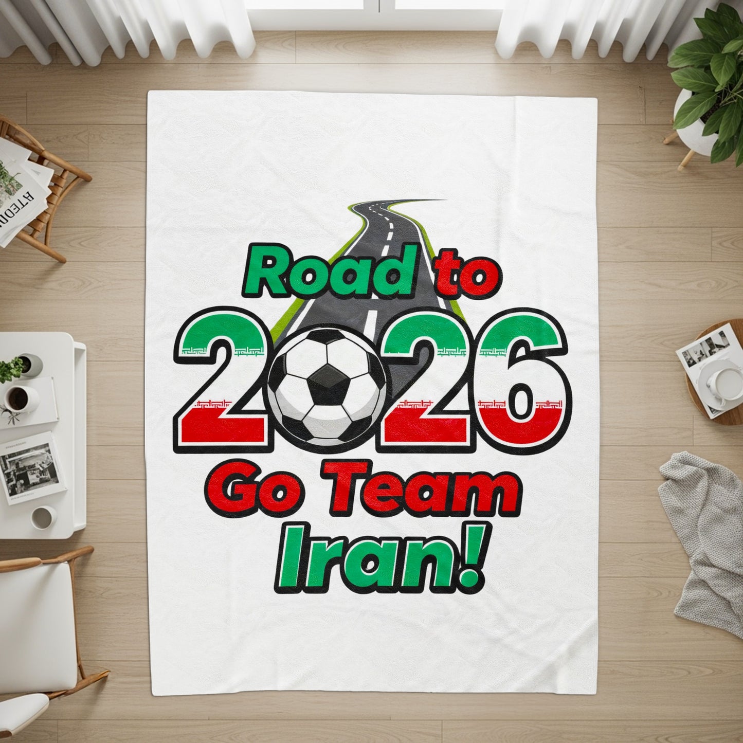 Road to 2026 Go Team Iran Soccer Themed Product