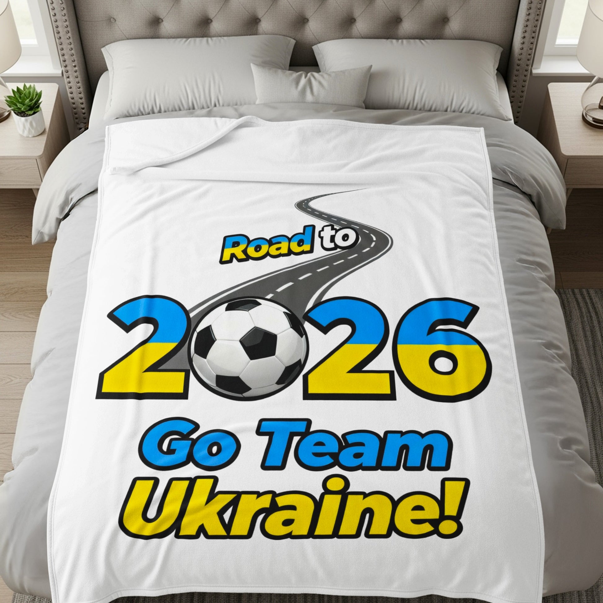 Road to 2026 Go Team Ukraine blanket