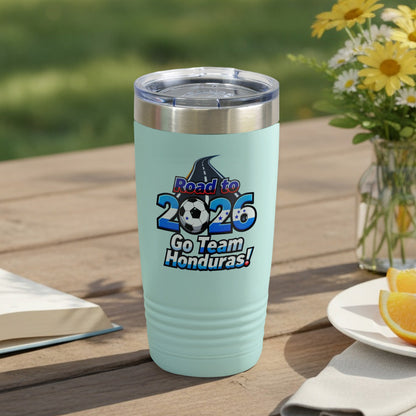 Road to 2026 Go Team Honduras soccer tumbler