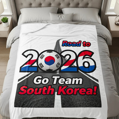 Road to 2026 Go Team South Korea blanket