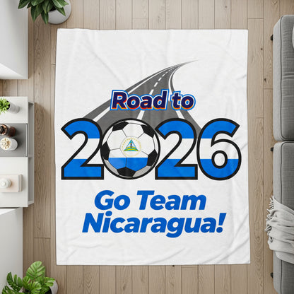 Road to 2026 Go Team Nicaragua blanket