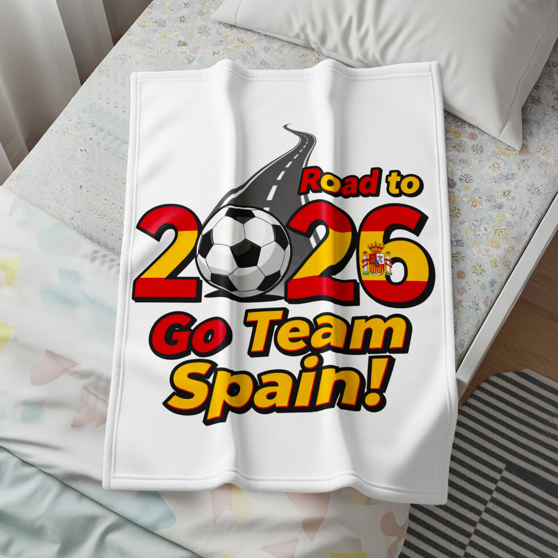 Road to 2026 Go Team Spain Throw Blanket