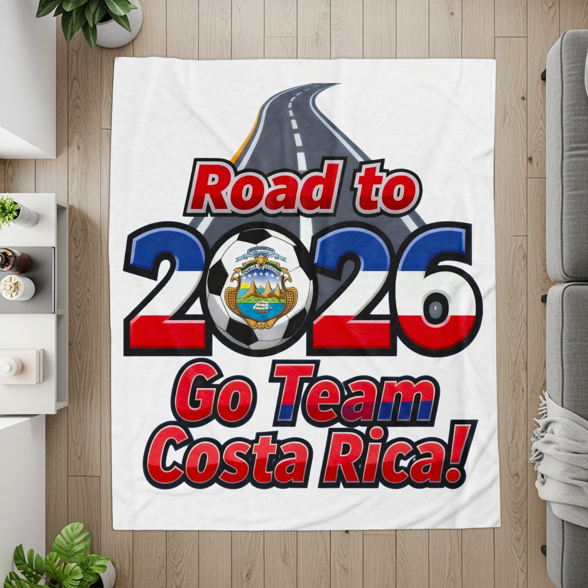Road to 2026 Go Team Costa Rica blanket