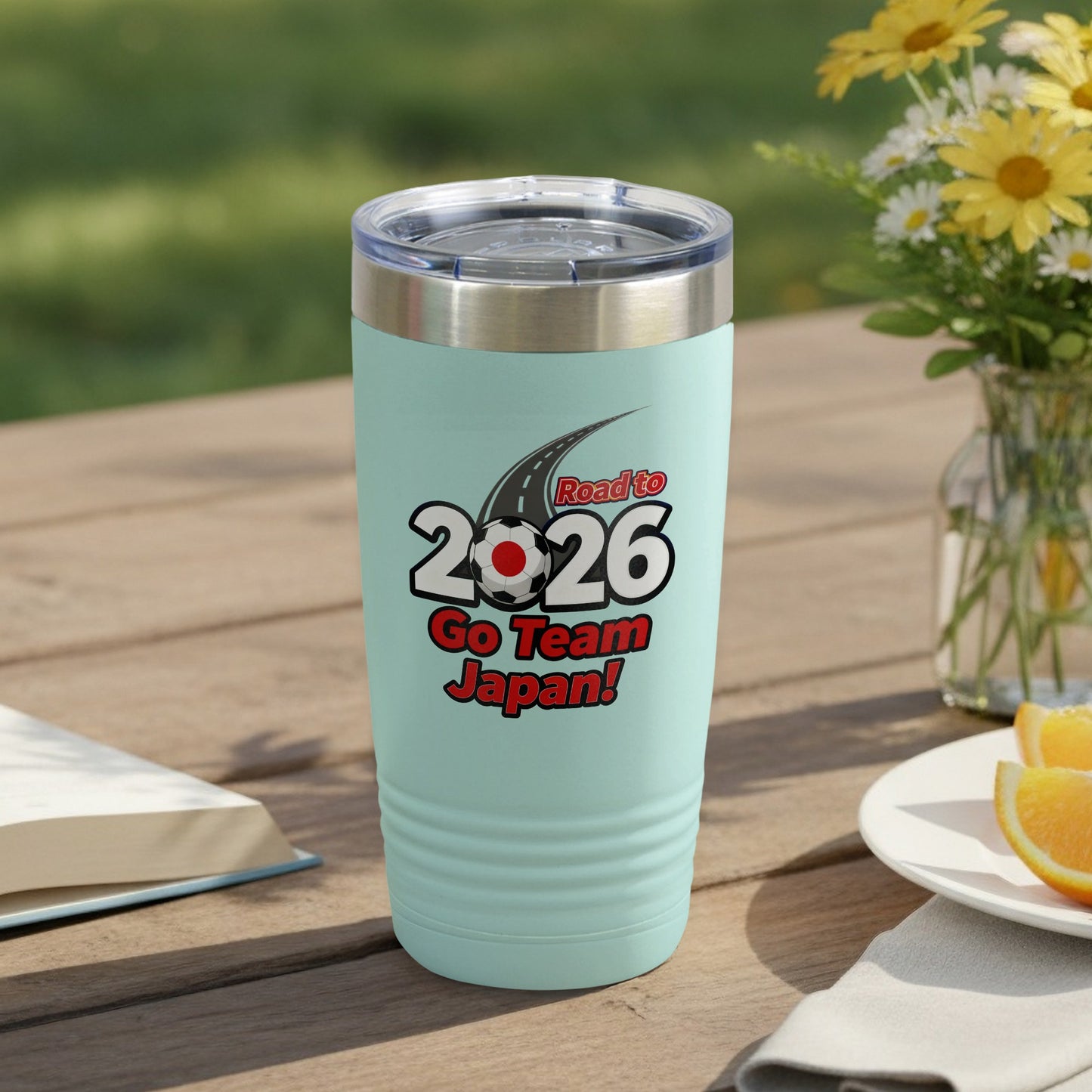 Motivational Road to 2026 Go Team Japan tumbler