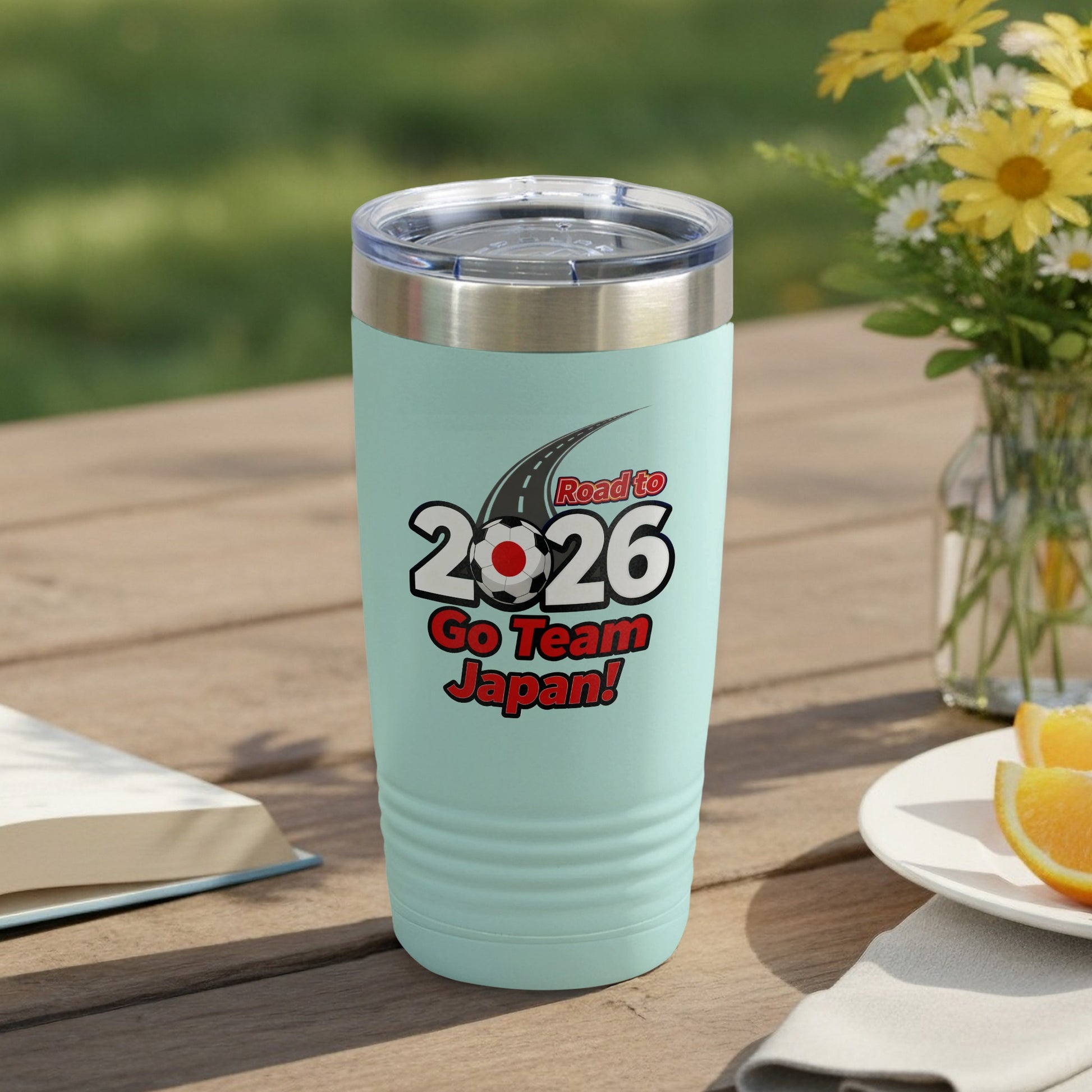 Motivational Road to 2026 Go Team Japan tumbler