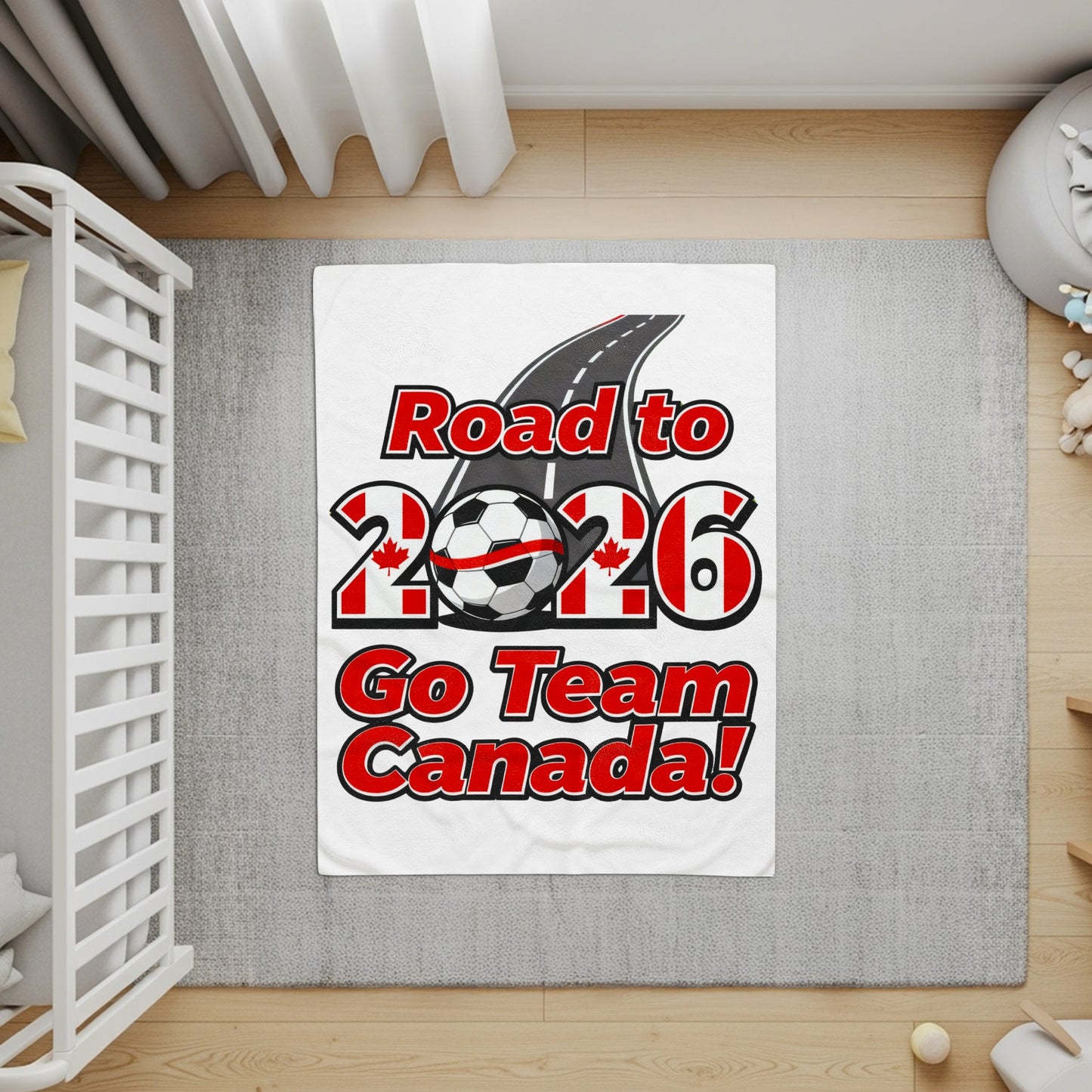 Road to 2026 Go Team Canada Blanket Product
