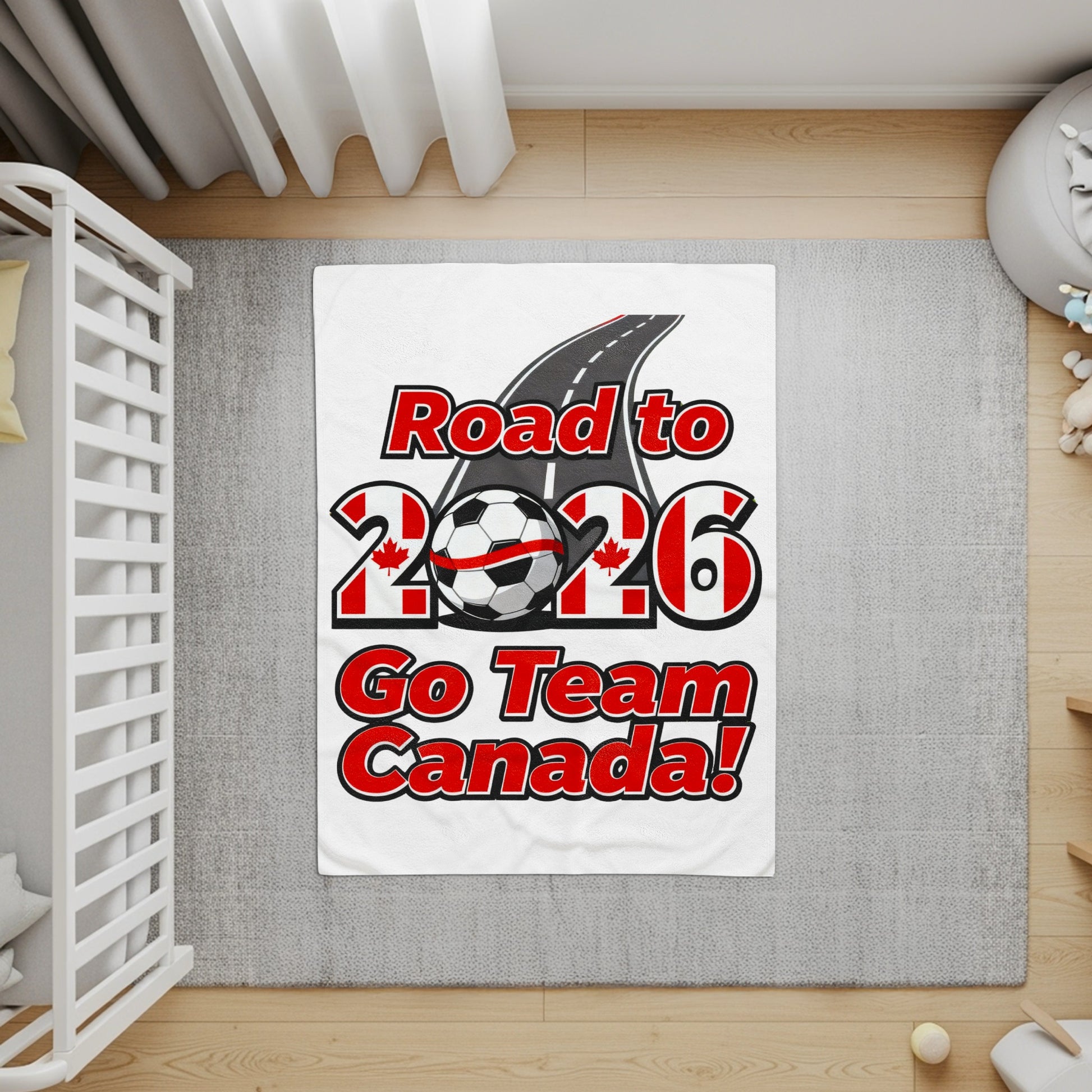 Road to 2026 Go Team Canada Blanket Product