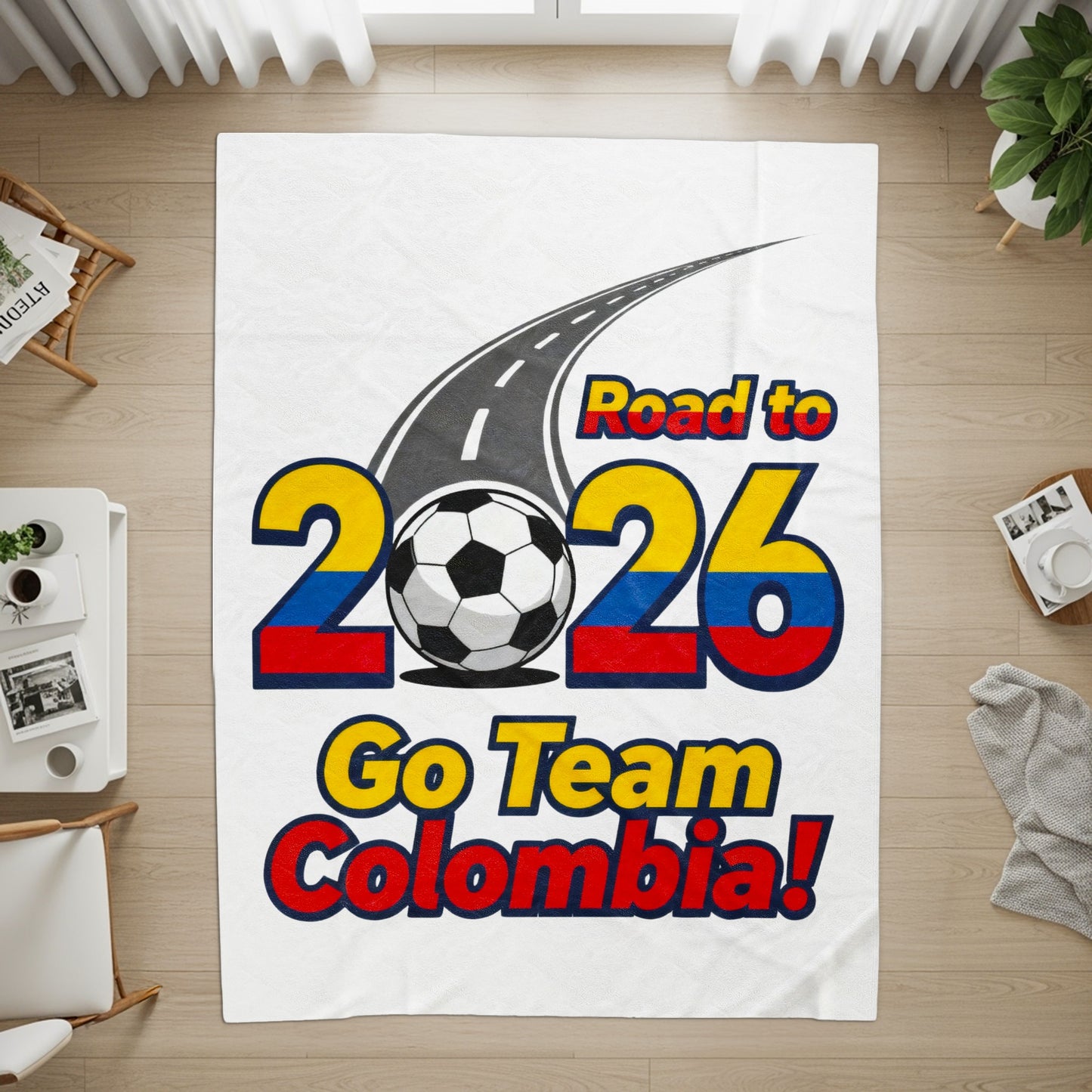 Road to 2026 Go Team Colombia Soccer Fan Decor